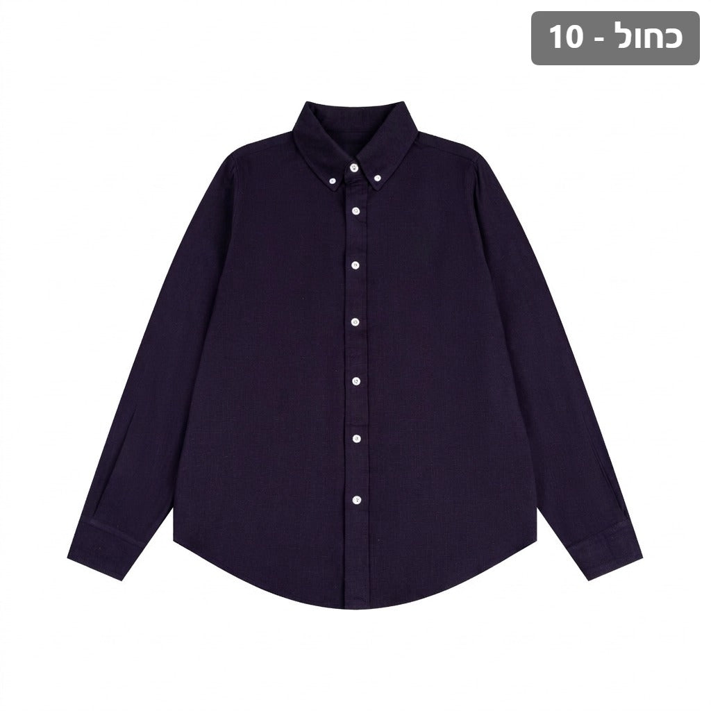 breathable-linen-button-shirt X00011